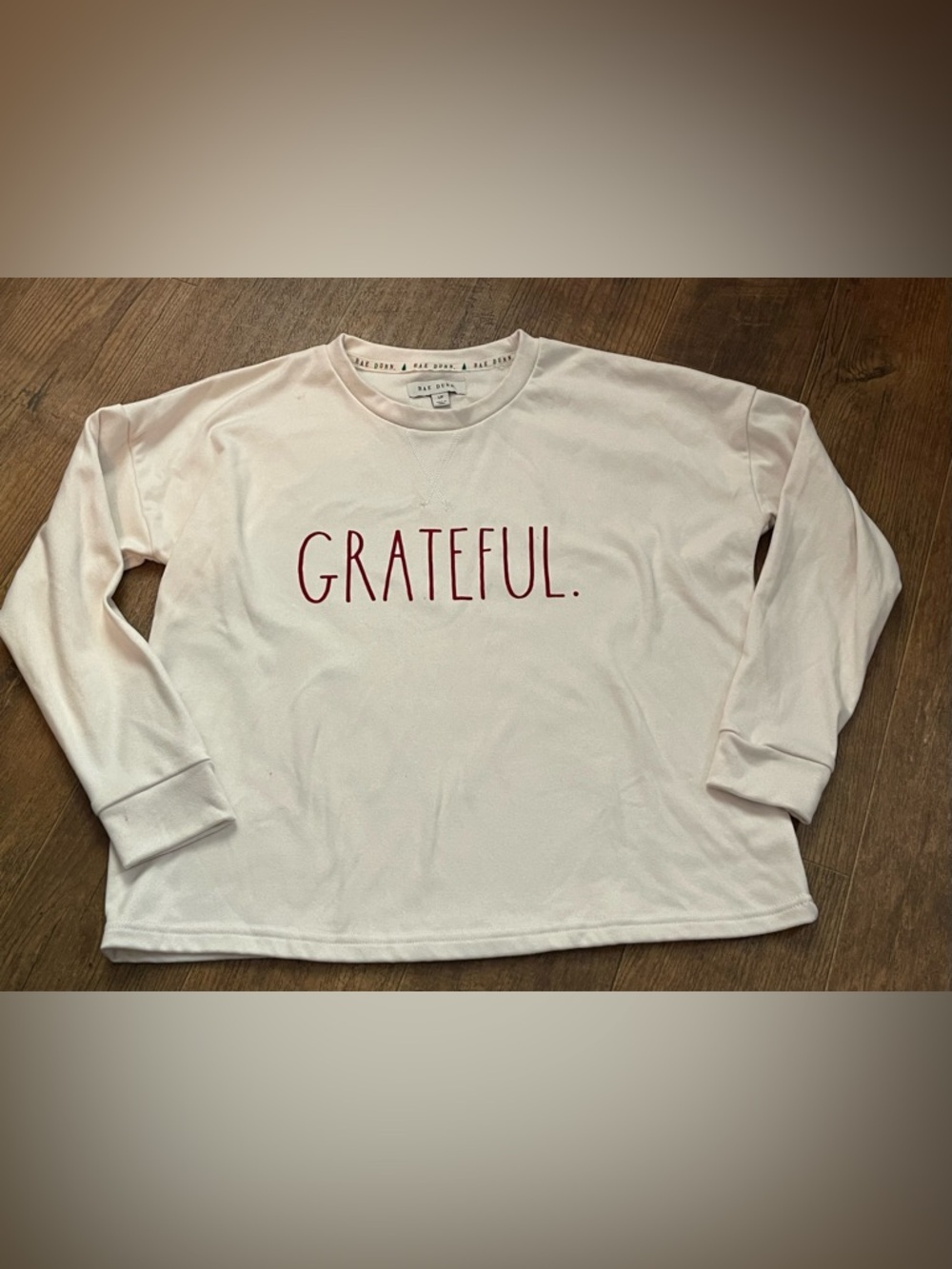 Rae Dunn Women’s  "Grateful" Long-Sleeve Sweatshirt & Jogger Set - Picture 15 of 15
